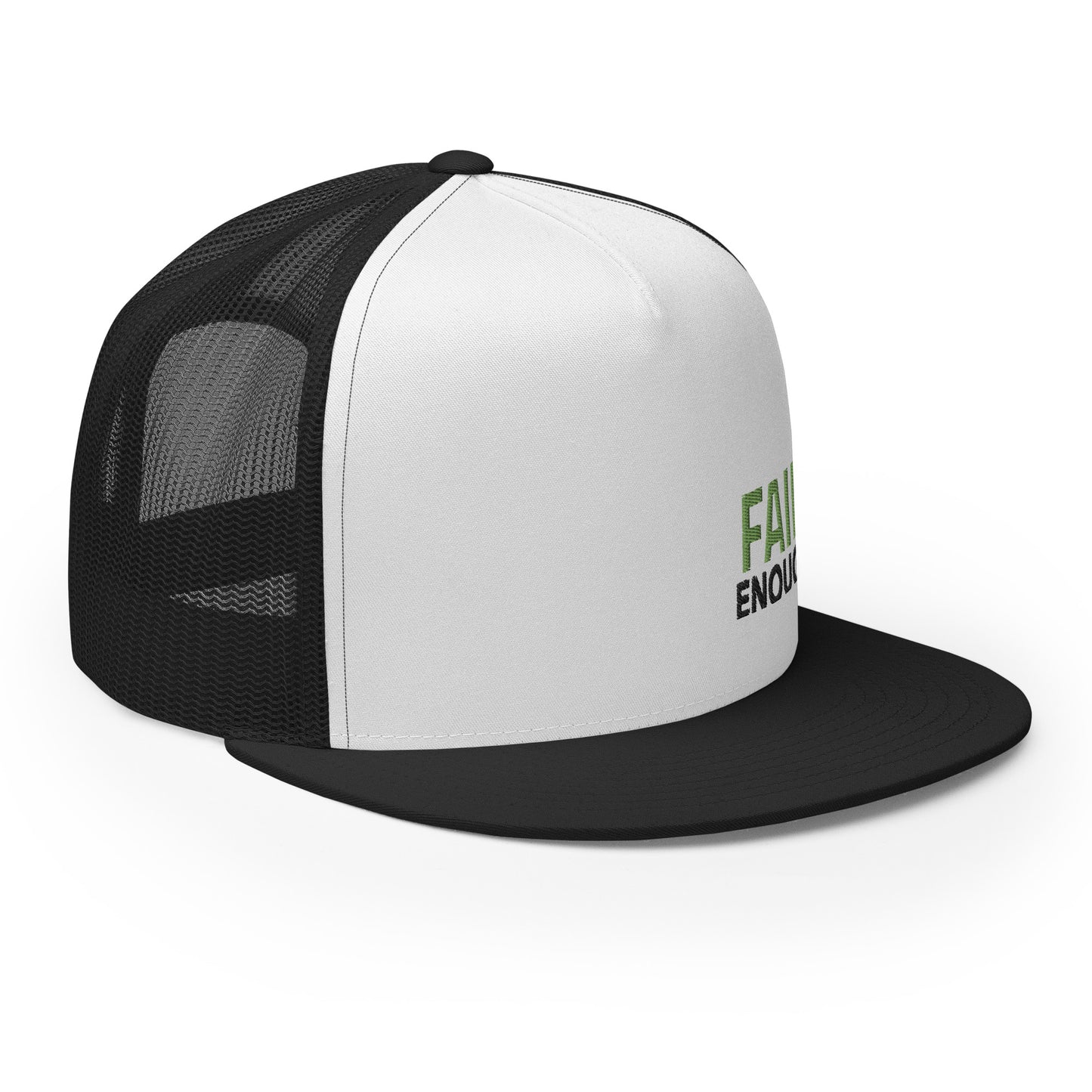 Fair Enough Trucker Hat(reverse green)