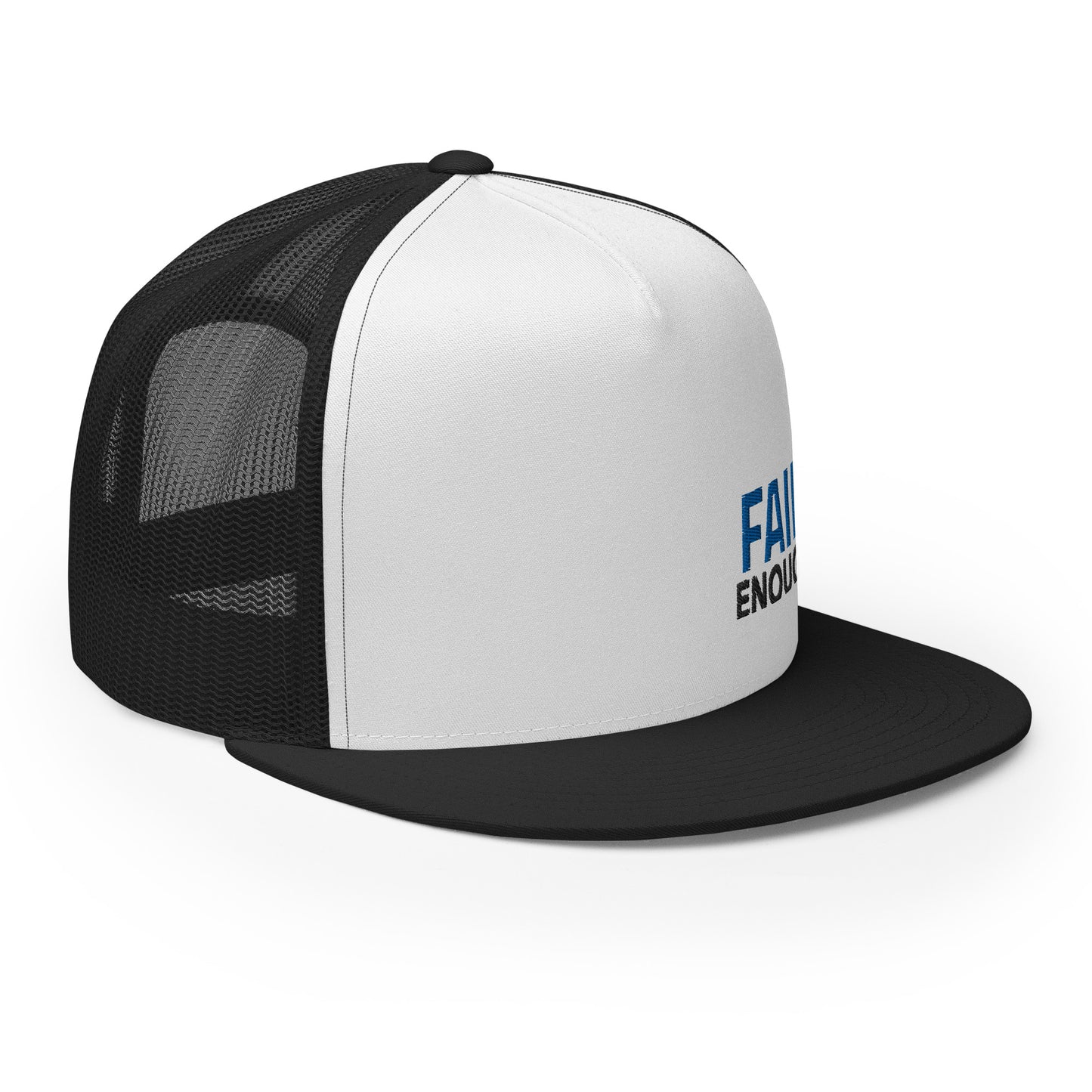 Fair Enough Trucker Hat(reverse blue)