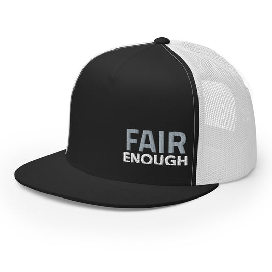Fair Enough Trucker Hat(grey)