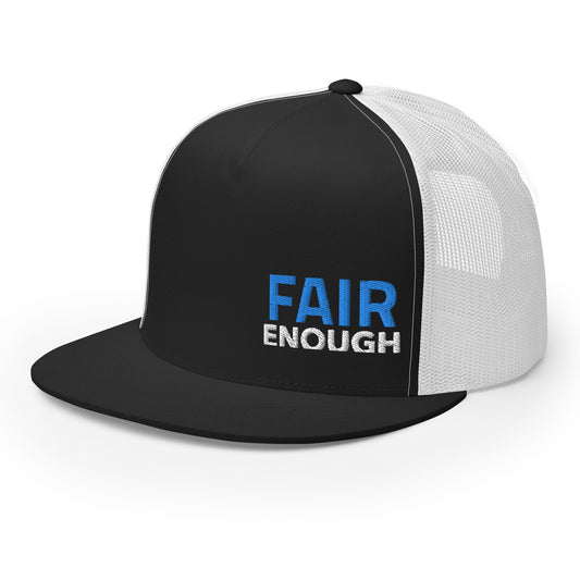 Fair Enough Trucker Hat(blue)