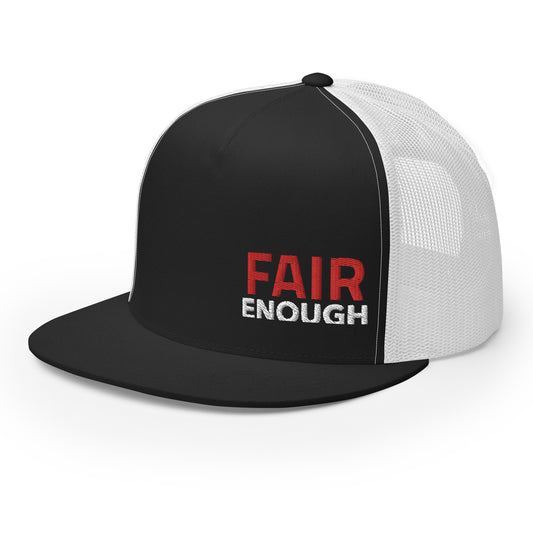 Fair Enough Trucker Hat(red)